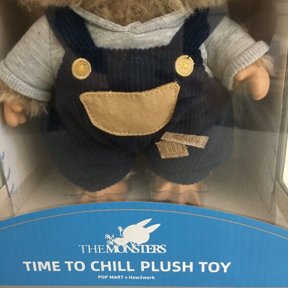 Labubu Time to Chill Vinyl Plush Doll - Brown and Blue - Picture 7 of 13